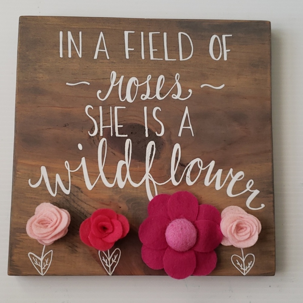 New Handmade wood sign Best gift 🌸🌺🌸